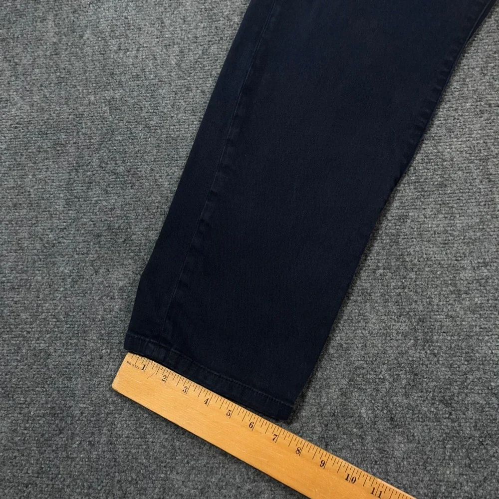Ash & Erie Essential Chino Pants Mens 36x28 Stretch Twill Navy Blue Preppy  Frat